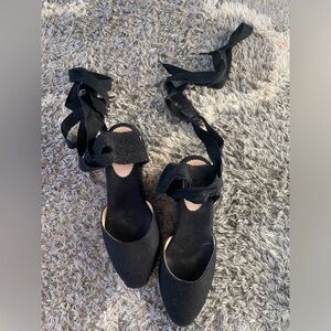 Black JCrew espadrilles